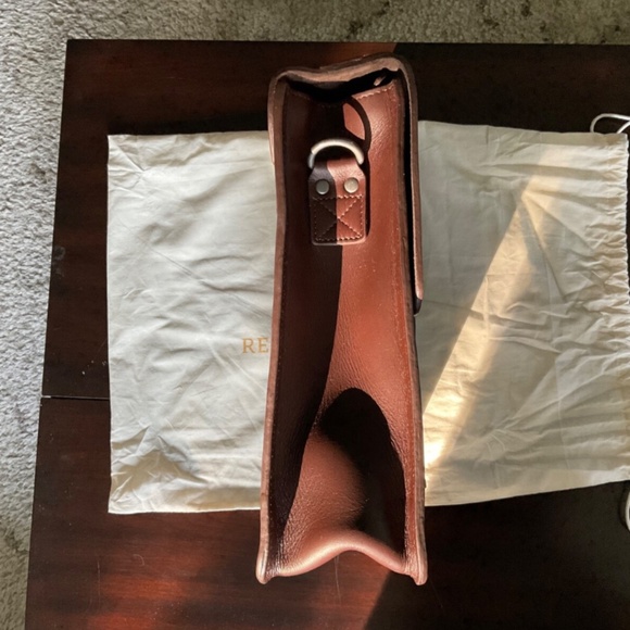 The Real Leather Company "The Heritage" Brown Leather Briefcase 2025 NWT - Picture 3 of 7
